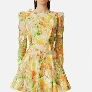 Zimmerman Celestial Confetti Ruffled Tulle Mini Dress
